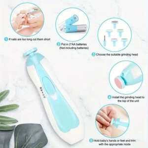 Baby Nail Trimmer with Safe Rounded Edges